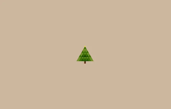 Holiday, triangles, new year, Christmas, tree, geometry, center