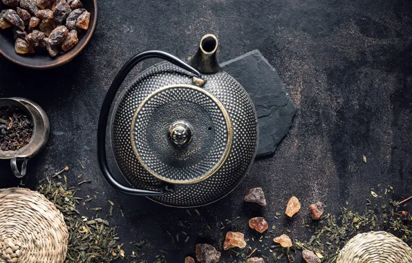 Stones, tea, kettle, Cup, bowl, welding, Asian style