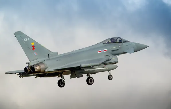 The sky, fighter, Eurofighter Typhoon