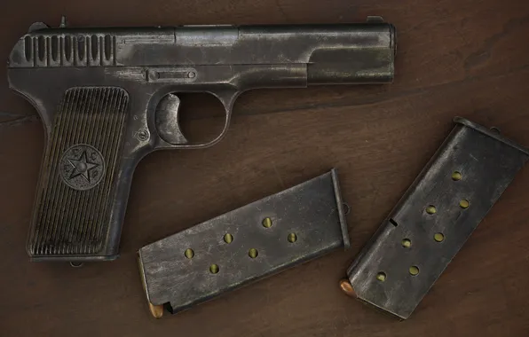 USSR, Self-loading pistol, TT-33, Fedor Tokarev, Anton Kunstmann