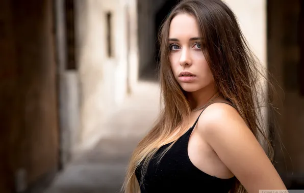 Look, pose, model, portrait, makeup, hairstyle, brown hair, beauty