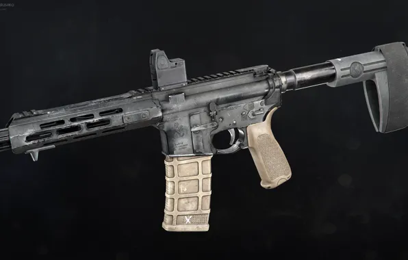 Rendering, weapons, rifle, weapon, render, custom, render, 3d art