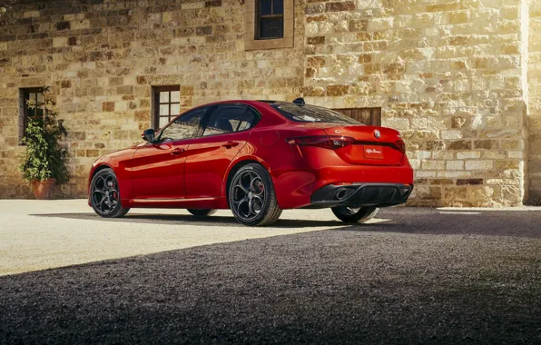 Red, Alfa Romeo, Red, Car, Car, Alfa Romeo, Giulia