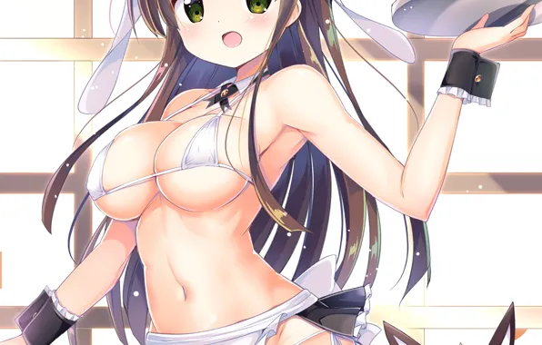 Girl, sexy, anime, beautiful, pretty, erotic, bikini, attractive