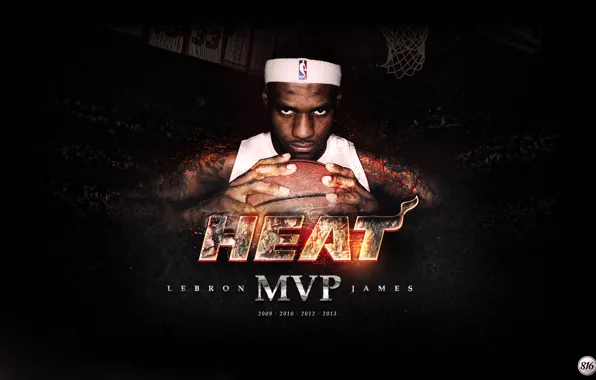 Background, sport, the ball, Basketball, Miami, NBA, LeBron James, Heat