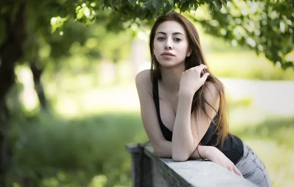Summer, look, heat, model, cutie, Serena