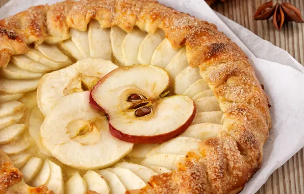Picture apples, pie, cakes