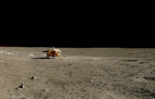 Surface, The moon, lander, CNSA, lunar rover Yutu-2, lunar rover Yutu-2, Chang'e-4, China National Space …