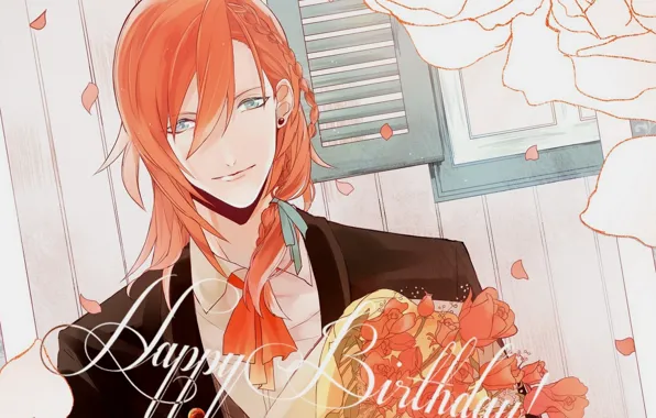 Bouquet, anime, art, guy, Uta no Prince-sama
