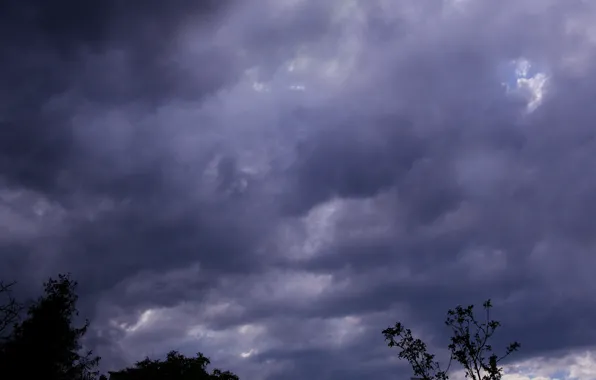 Dark, storm, sky, cloud