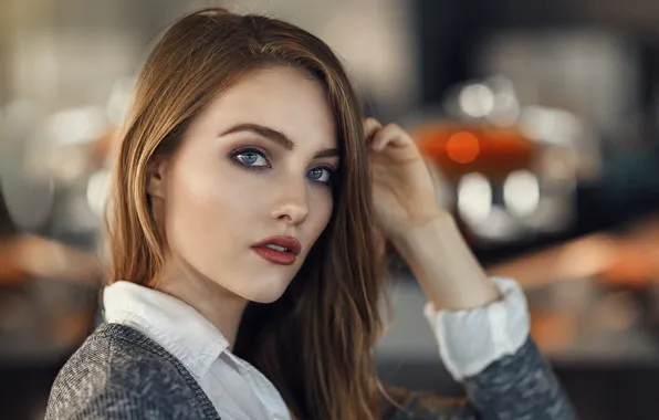 Look, girl, portrait