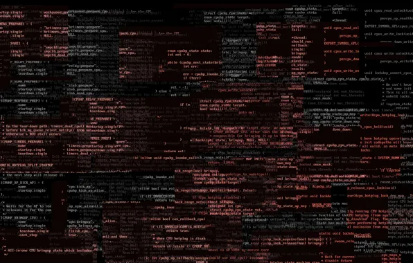 Picture linux, hi-Tech, code