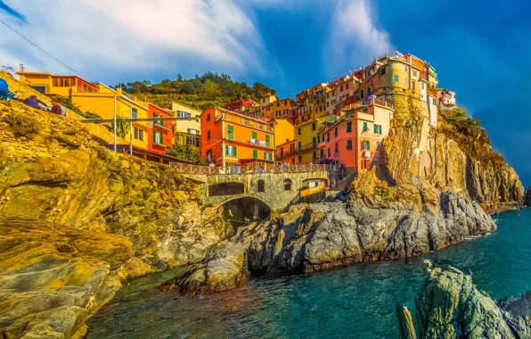 Italy, Manarola, Liguria