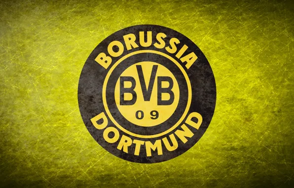 Yellow, Logo, Football, Background, Logo, Borussia Dortmund, Borussia Dortmund, Ball Play Association Borussia