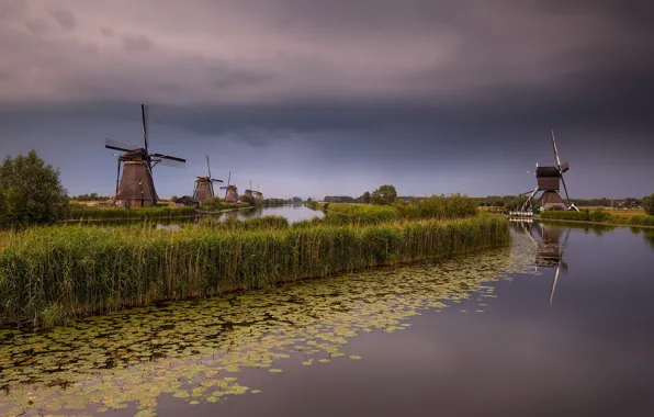 Holland, windmill, South Holland, Elshout