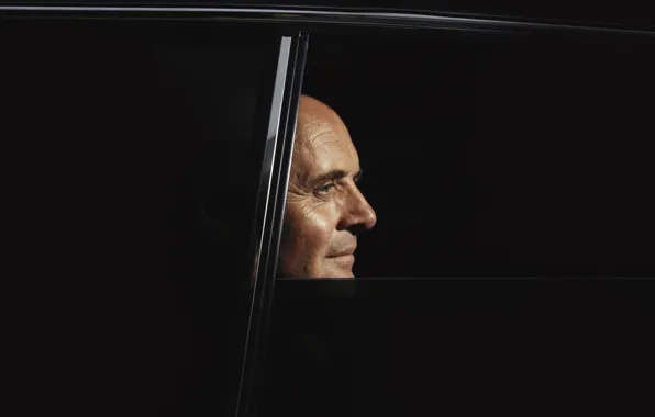 Picture face, background, male, twilight, actor, in the car, Anthony Hopkins, Anthony Hopkins