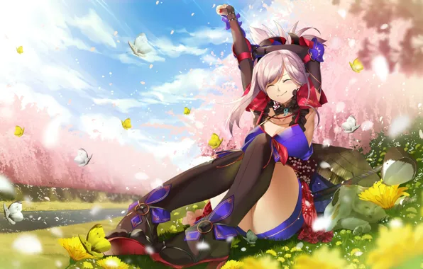 Fate grand order, Hamada pochiwo, miyamoto musashi