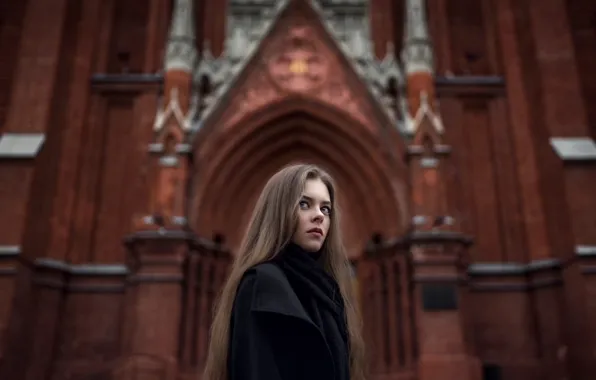 Picture the city, photo, art, Moscow, Kate, Gothic, composition, Maxim Guselnikov, Ekaterina Kuznetsova