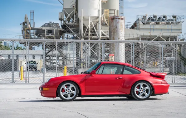Picture Red, Porsche 911, Germany, Turbo, 993, Sportcar