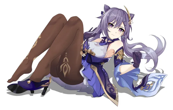 Girl, sexy, cleavage, long hair, dress, legs, boobs, anime