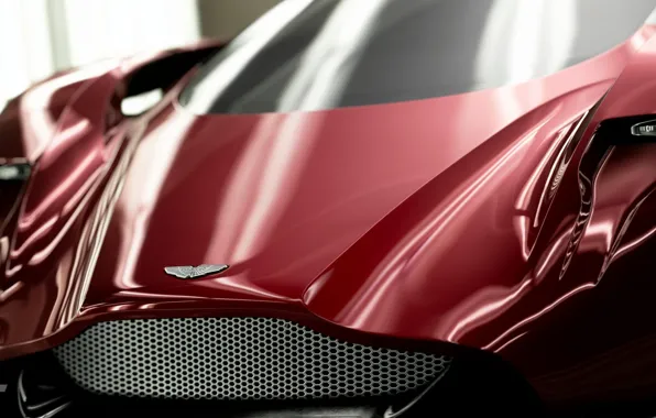Picture Aston Martin, Red, Auto, Machine, Gran Turismo Sport