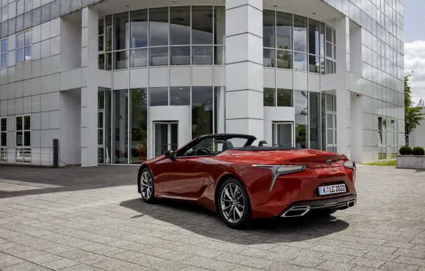 Lexus, convertible, 2021, the building, LC 500 Convertible