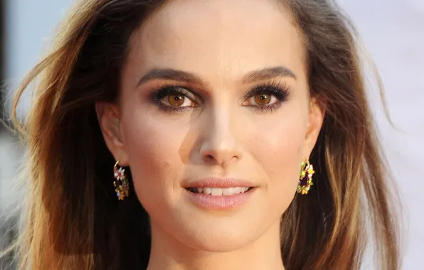 Portrait, Natalie Portman, Natalie Portman, brown hair, beauty, closeup