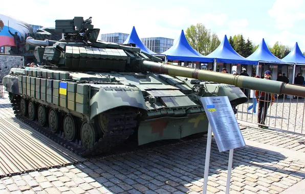 Picture Moscow, Tank, Ukraine, 2024, SVO, Poklonnaya Gora, Trophies of military equipment from Ukraine and NATO, …