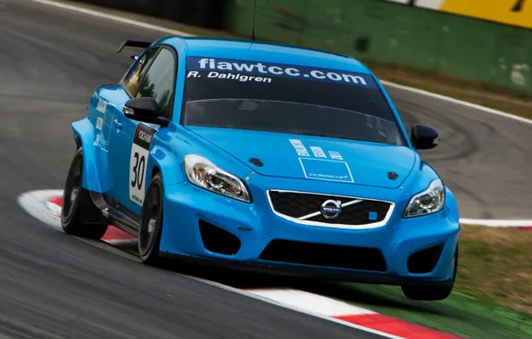 Picture Volvo, Touring, The front, WTCC, C30, Robert Dahlgren