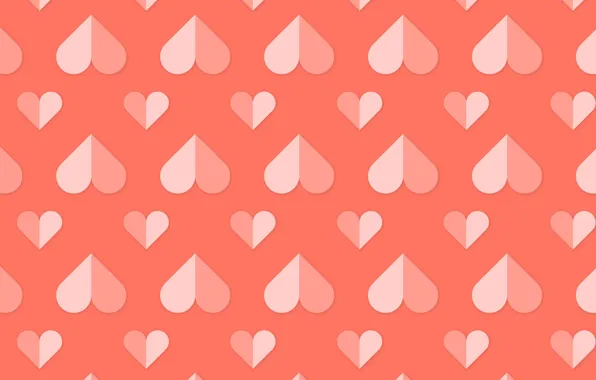 Background, hearts, background, hearts, Pattern