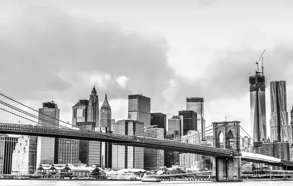 Bridge, the city, home, NYC, Manhattan Bridge