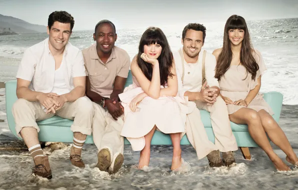 Sea, girl, guys, friends, fun, friend, New, New girl