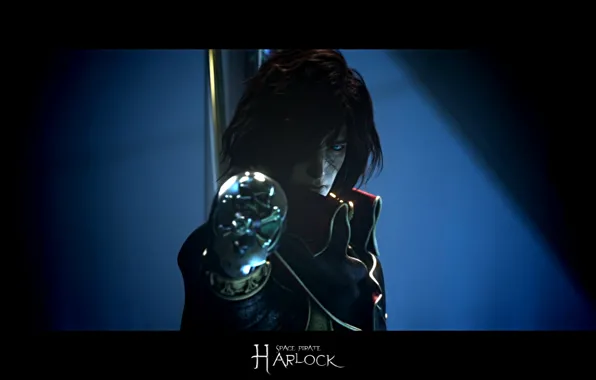Look, face, pirate, cloak, scar, sword, eye patch, Space Pirate