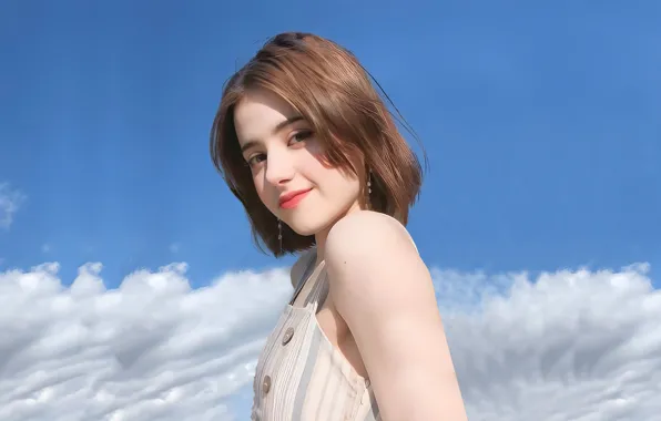 Smile, women, outdoors, dasha taran