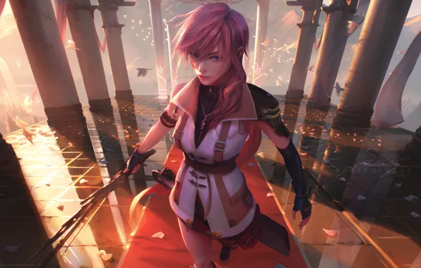 Look, girl, Final Fantasy XIII, Lightning