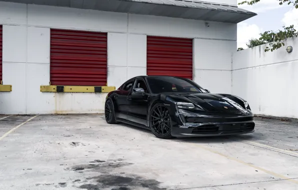 Picture Black, Porcshe, Turbo S, VAG, Taycan, 4 Door