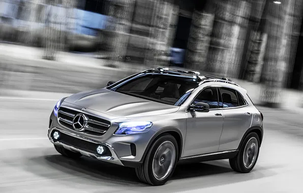 Machine, Concept, light, lights, Mercedes-Benz, speed, GLA