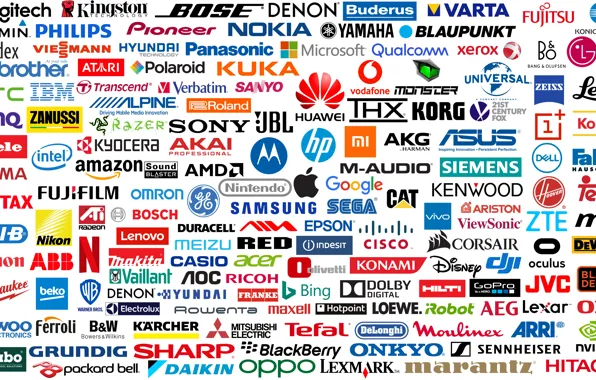 Apple, microsoft, logo, emblem, canon, sony, nikon, asus