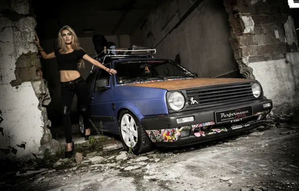 Girl, girl, sexy, car, model, Veronika Klimovits, Veronica Klimovic