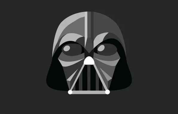 Picture minimalism, Star Wars, Star wars, Darth Vader, Darth Vader, illustration