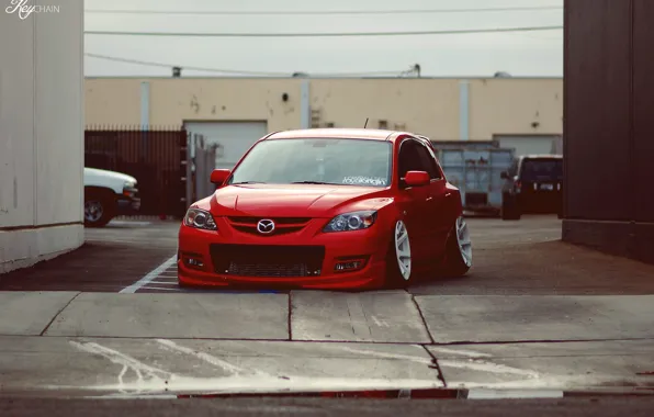Red, Mazda, red, Mazda, mazda 3