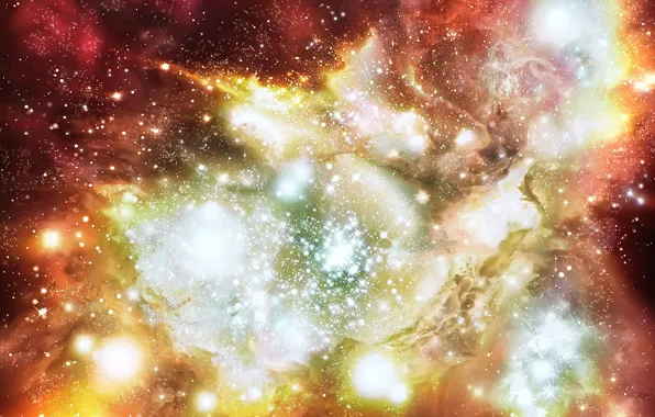 Picture stars, nebula, Hubble telescope