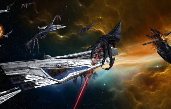 Ships, dreadnought, mass effect 3, the reapers, Alliance