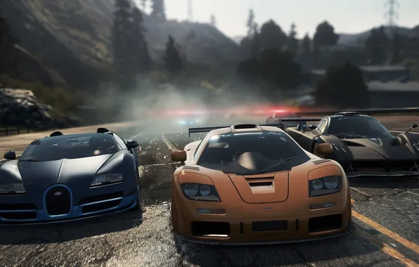 Road, race, sports cars, Zonda R, McLaren F1, need for speed most wanted 2012, Veyron …