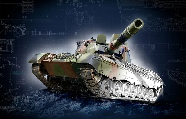 Main battle tank, MBT, The Bundeswehr, MBT, Auletta, Leopard A1A4