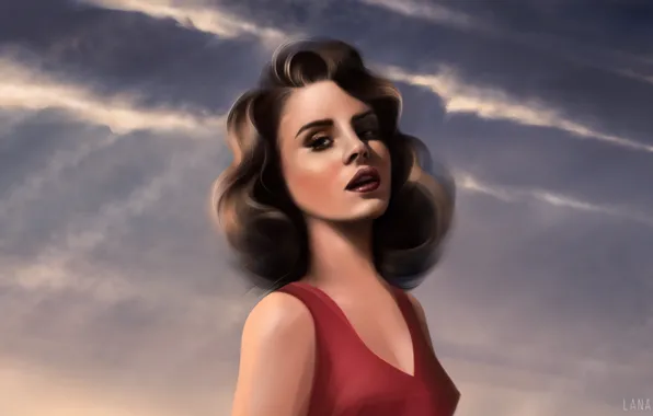 Picture figure, singer, Lana Del Rey, Lana Del Rey