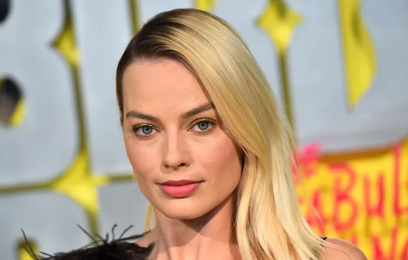 Picture portrait, hair, look, Margot Robbie, blonde, actress, face, makeup