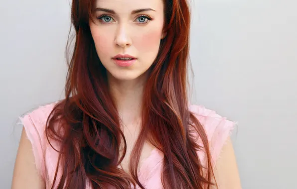 Girl, face, actress, red, elyse levesque