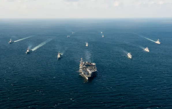 Picture weapons, ships, John C. Stennis Carrier Strike Group