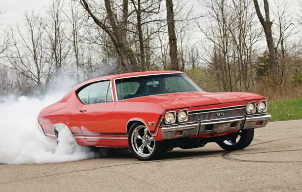 Wallpaper, Chevrolet, Muscle, Car, wallpapers, 1968, Chevelle